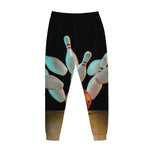 Bowling Strike Print Jogger Pants