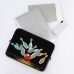 Bowling Strike Print Laptop Sleeve