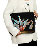 Bowling Strike Print Laptop Sleeve