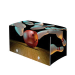 Bowling Strike Print Leather Tissue Box Cover