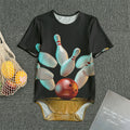 Bowling Strike Print Men's Bodysuit