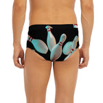 Bowling Strike Print Men's Briefs