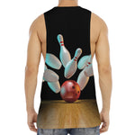 Bowling Strike Print Men's Muscle Tank Top