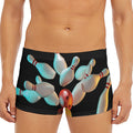 Bowling Strike Print Men's Short Boxer Briefs