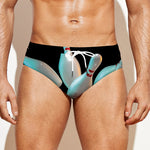 Bowling Strike Print Men's Swim Briefs