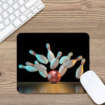 Bowling Strike Print Mouse Pad