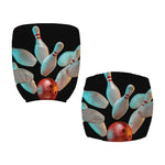 Bowling Strike Print Office Chair Cover