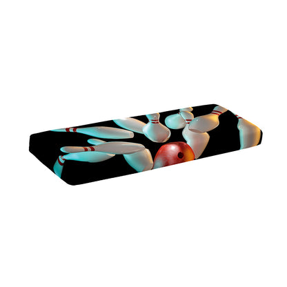Bowling Strike Print Piano Keyboard Cover