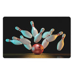 Bowling Strike Print Polyester Doormat