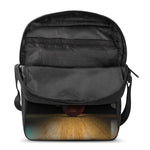 Bowling Strike Print Rectangular Crossbody Bag