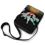 Bowling Strike Print Rectangular Crossbody Bag