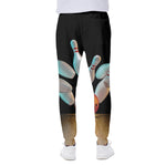 Bowling Strike Print Scuba Joggers