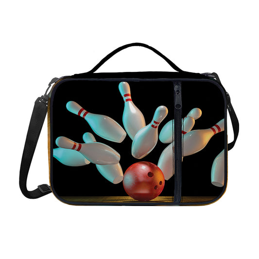 Bowling Strike Print Shoulder Strap Bible Bag