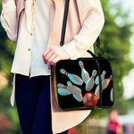 Bowling Strike Print Shoulder Strap Bible Bag
