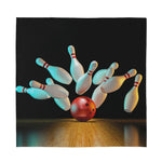 Bowling Strike Print Silk Bandana