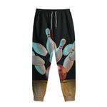 Bowling Strike Print Sweatpants