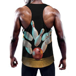 Bowling Strike Print Training Tank Top