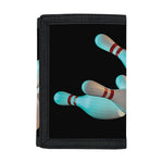 Bowling Strike Print Trifold Wallet