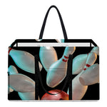 Bowling Strike Print Utility Tote Bag