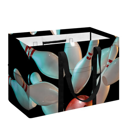 Bowling Strike Print Utility Tote Bag