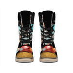 Bowling Strike Print Winter Boots