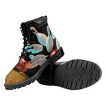 Bowling Strike Print Work Boots