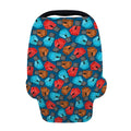 Boxing Gloves Pattern Print Baby Seat Cover