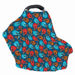 Boxing Gloves Pattern Print Baby Seat Cover