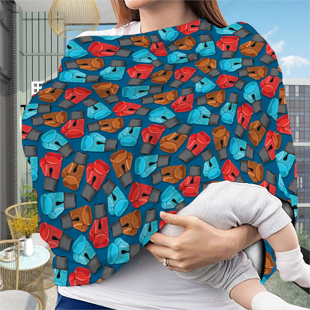 Boxing Gloves Pattern Print Baby Seat Cover