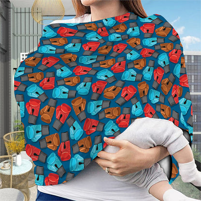 Boxing Gloves Pattern Print Baby Seat Cover