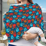 Boxing Gloves Pattern Print Baby Seat Cover