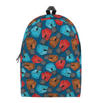Boxing Gloves Pattern Print Backpack