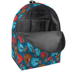 Boxing Gloves Pattern Print Backpack