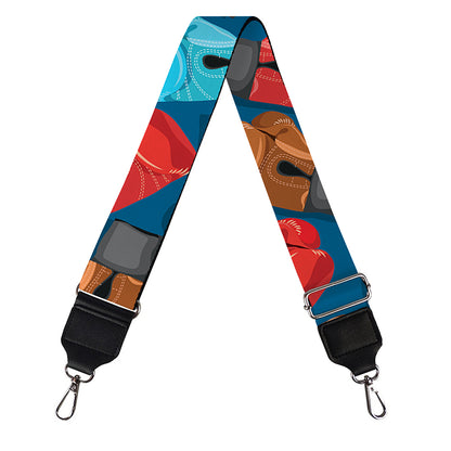 Boxing Gloves Pattern Print Bag Strap