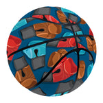 Boxing Gloves Pattern Print Basketball