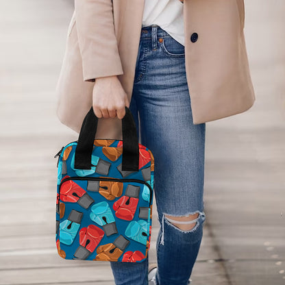 Boxing Gloves Pattern Print Bible Tote Bag