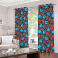 Boxing Gloves Pattern Print Dimout Grommet Curtains