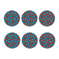 Boxing Gloves Pattern Print Coaster Set