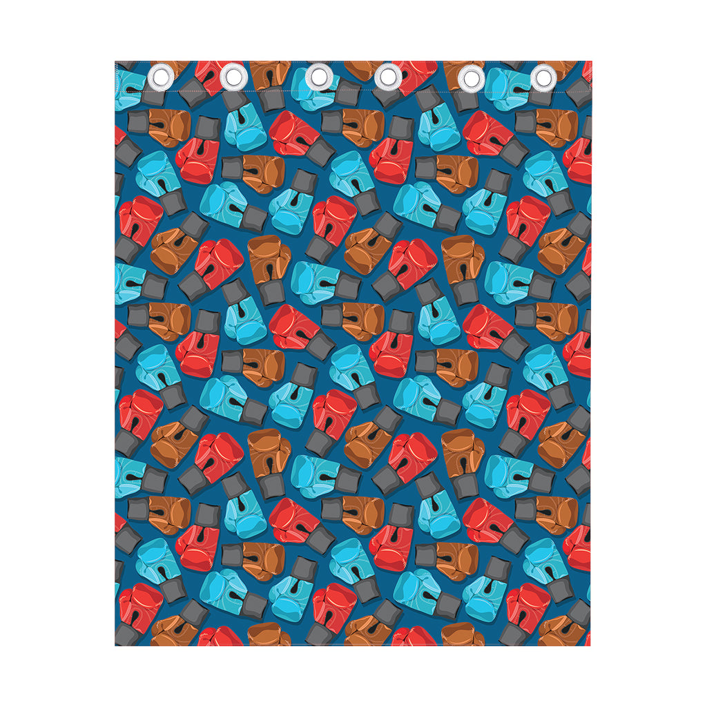 Boxing Gloves Pattern Print Curtain
