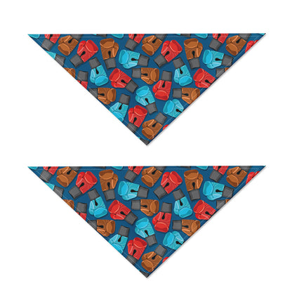 Boxing Gloves Pattern Print Dog Bandana