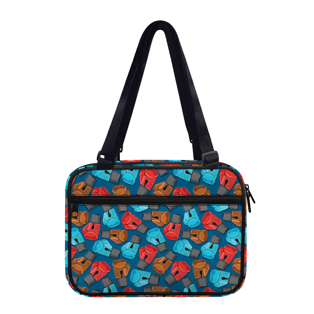Boxing Gloves Pattern Print Double Strap Bible Bag
