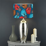 Boxing Gloves Pattern Print Drum Lamp Shade