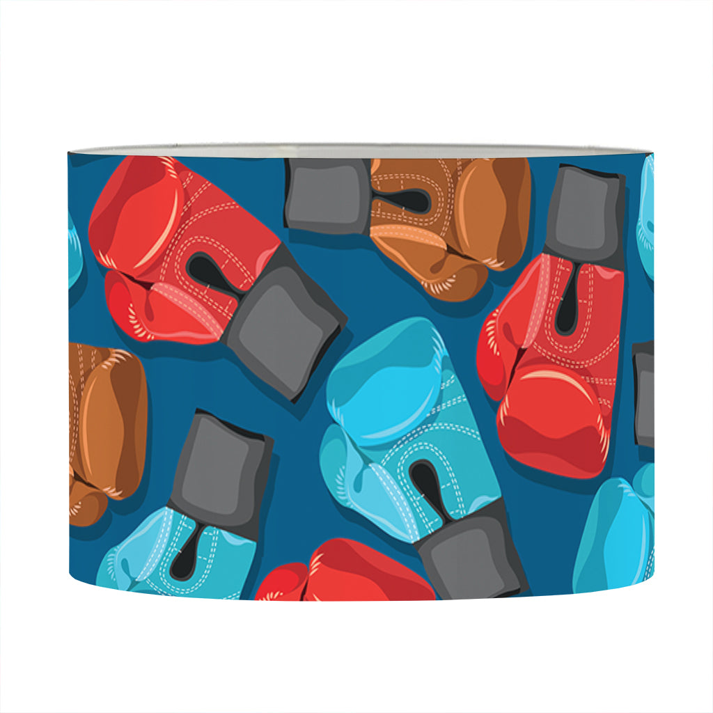 Boxing Gloves Pattern Print Drum Lamp Shade