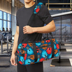 Boxing Gloves Pattern Print Gym Bag