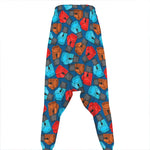 Boxing Gloves Pattern Print Hammer Pants