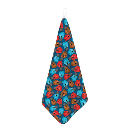 Boxing Gloves Pattern Print Hand Towel