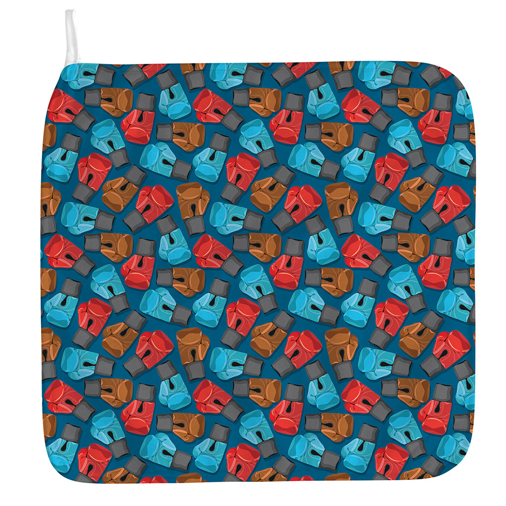 Boxing Gloves Pattern Print Hand Towel