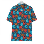 Boxing Gloves Pattern Print Hawaiian Shirt