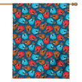 Boxing Gloves Pattern Print House Flag