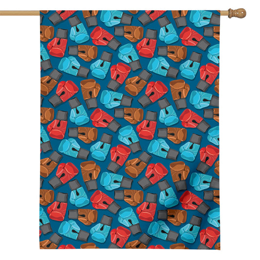 Boxing Gloves Pattern Print House Flag